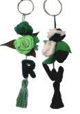 Chaveiros com letras a escolha